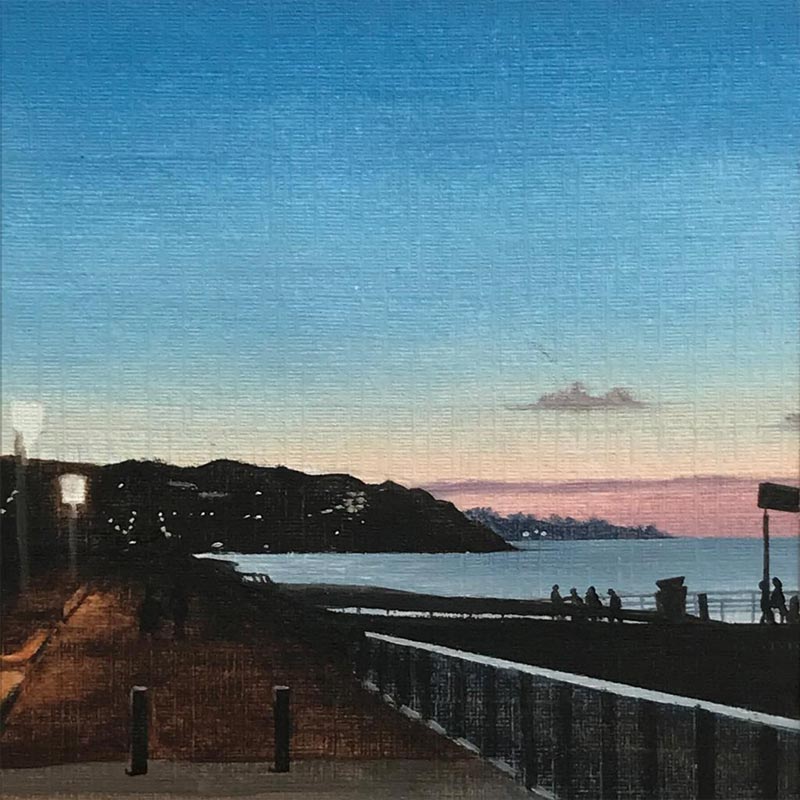 Portfolio Landscape Gallery - Boardwalk - Oil Painting by Leah Shyra